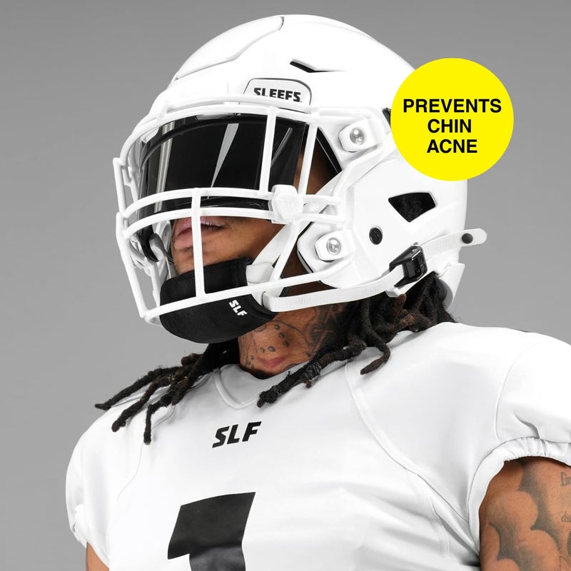 SLEEFS Football Chin Strap Cover - One Size Fits All Cushion - Shield Compatible with Virtually All Helmets - Adult and Youth - Image 2